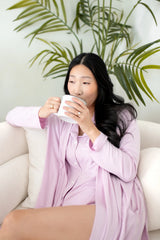 Women's Lounge Robe in Thistle