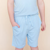 Drawstring Short in Breeze