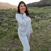 Women's Jogger Pajama Set in Fog