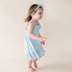 Smocked Dress in Breeze