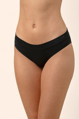 Women's Midi Brief in Midnight