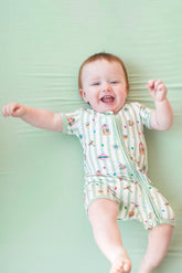 Zipper Shortall Romper in Honeydukes