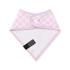 Bib in Gingham Thistle