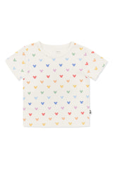 Toddler Basic Tee in Pastel Mickey Mouse