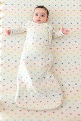Crib Sheet in Pastel Mickey Mouse