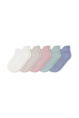 Ankle Socks Combo 5-Pack in Pastel