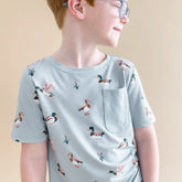 Toddler Crew Neck Tee in Mallard Duck