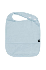 Terry Pocket Bib in Fog