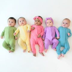 Zippered Romper in Poi