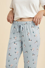Women's Lounge Pants in Mallard Duck