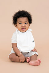 Terry Pocket Bib in Cloud