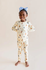 Long Sleeve Pajamas in Winnie the Pooh Celebration