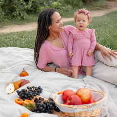 Women’s Relaxed Fit V-Neck in Apple Blossom