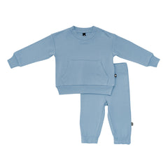 French Terry Jogger Set in Slate