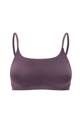 Women's Scoop Neck Bralette in Currant