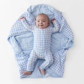 Baby Blanket in Gingham Breeze 1.0