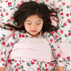 Toddler Pillowcase in Strawberry Fields