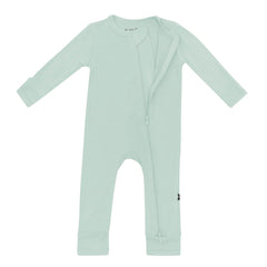 Zippered Romper in Sage