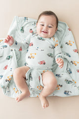 Baby Blanket in City Vehicles 1.0
