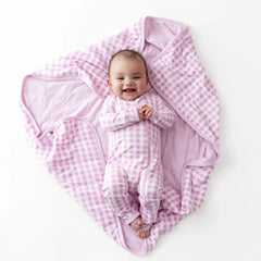 Baby Blanket in Gingham Thistle 1.0