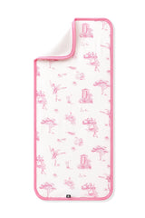 Burp Cloth in Toile Ballet