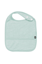 Terry Pocket Bib in Sage