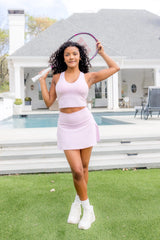 Bamboo Flex Bra Tank in Thistle