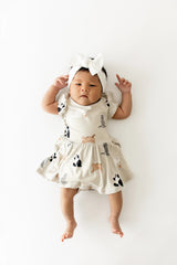 Twirl Bodysuit Dress in Fluffy Cat