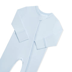 Zippered Romper in Breeze