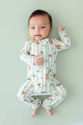 Zippered Romper in Honeydukes