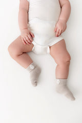 Baby 3-Pack Socks in Cafe