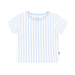 Toddler Basic Tee in Small Mist Stripe