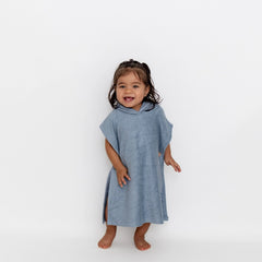 Swim Poncho in Slate