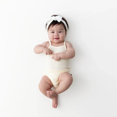 Spaghetti Strap Leotard in Chamomile
