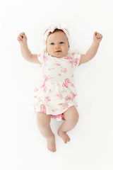 Twirl Bodysuit Dress in Toile Ballet
