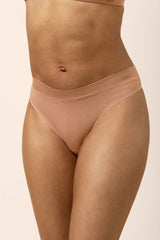Women's Thong in Latte