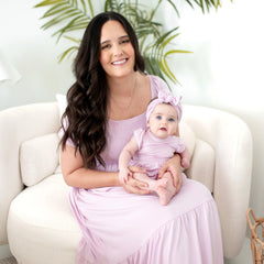 Twirl Bodysuit Dress in Thistle