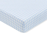 Crib Sheet in Gingham Breeze