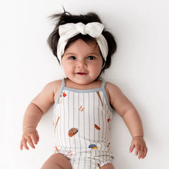 Spaghetti Strap Leotard in Home Run