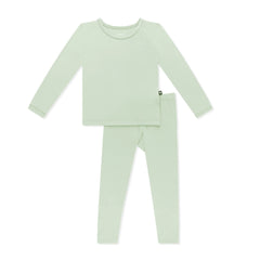 Long Sleeve Pajamas in Basil