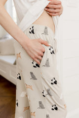 Women's Lounge Pants in Fluffy Cat