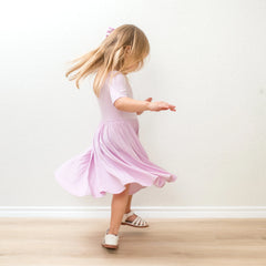 Twirl Dress in Thistle