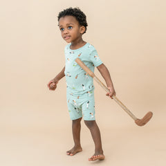Short Sleeve Pajamas in Golf