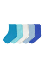 Quarter Socks Combo 5-Pack in Wave