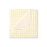 Baby Blanket in Gingham Chamomile 1.0