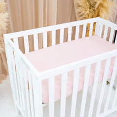 Mini Crib Sheet in Blush