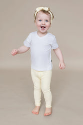 Ribbed Leggings in Chamomile