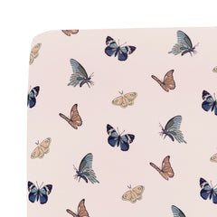 Twin Sheet in Blush Butterfly