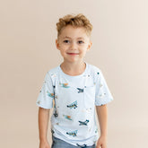 Toddler Crew Neck Tee in Take Off