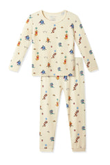 Long Sleeve Pajamas in Winnie the Pooh Celebration